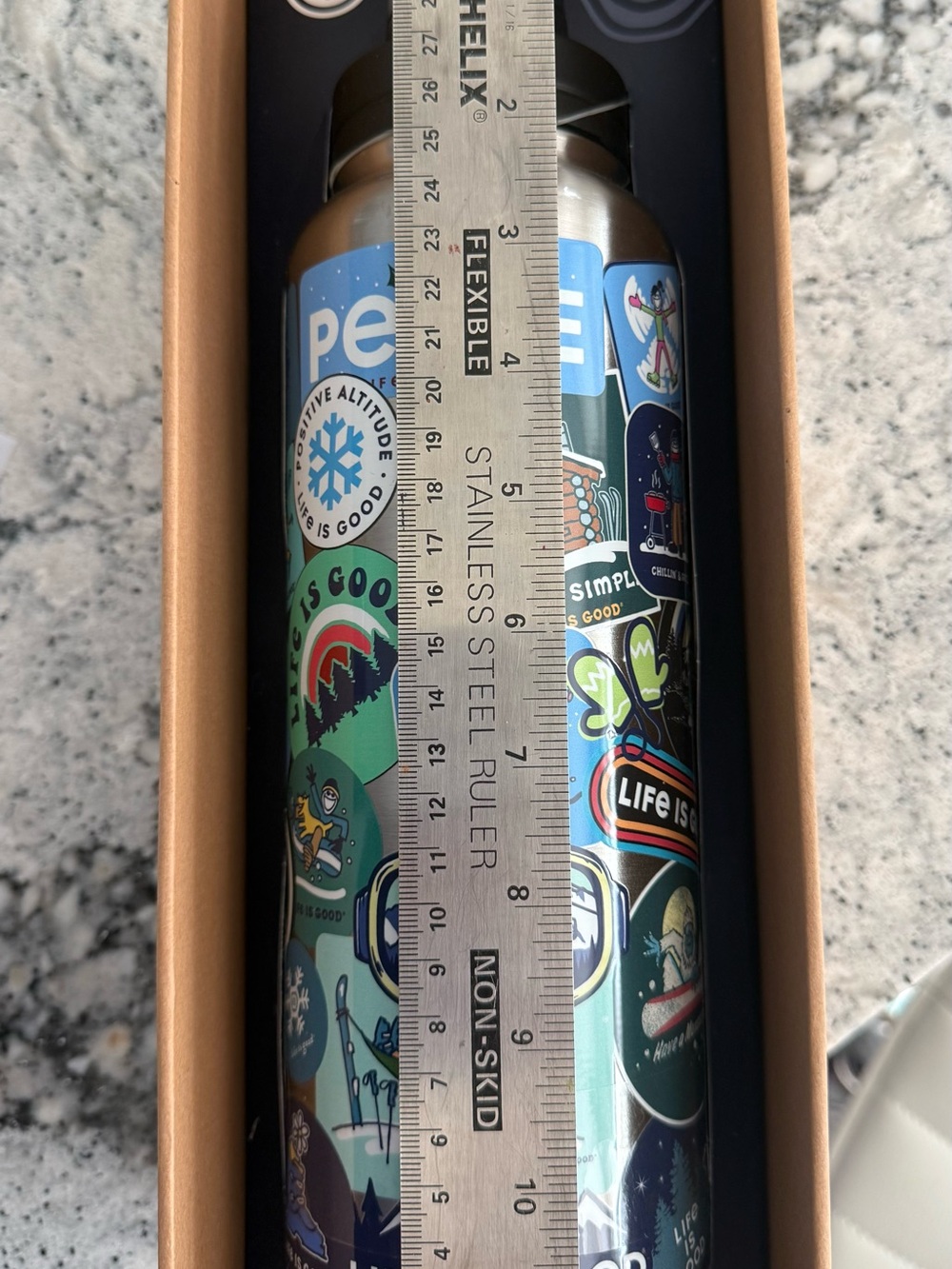 Life is Good Peace Stainless Water Thermos - 40 oz New in Box - Picture 8 of 9